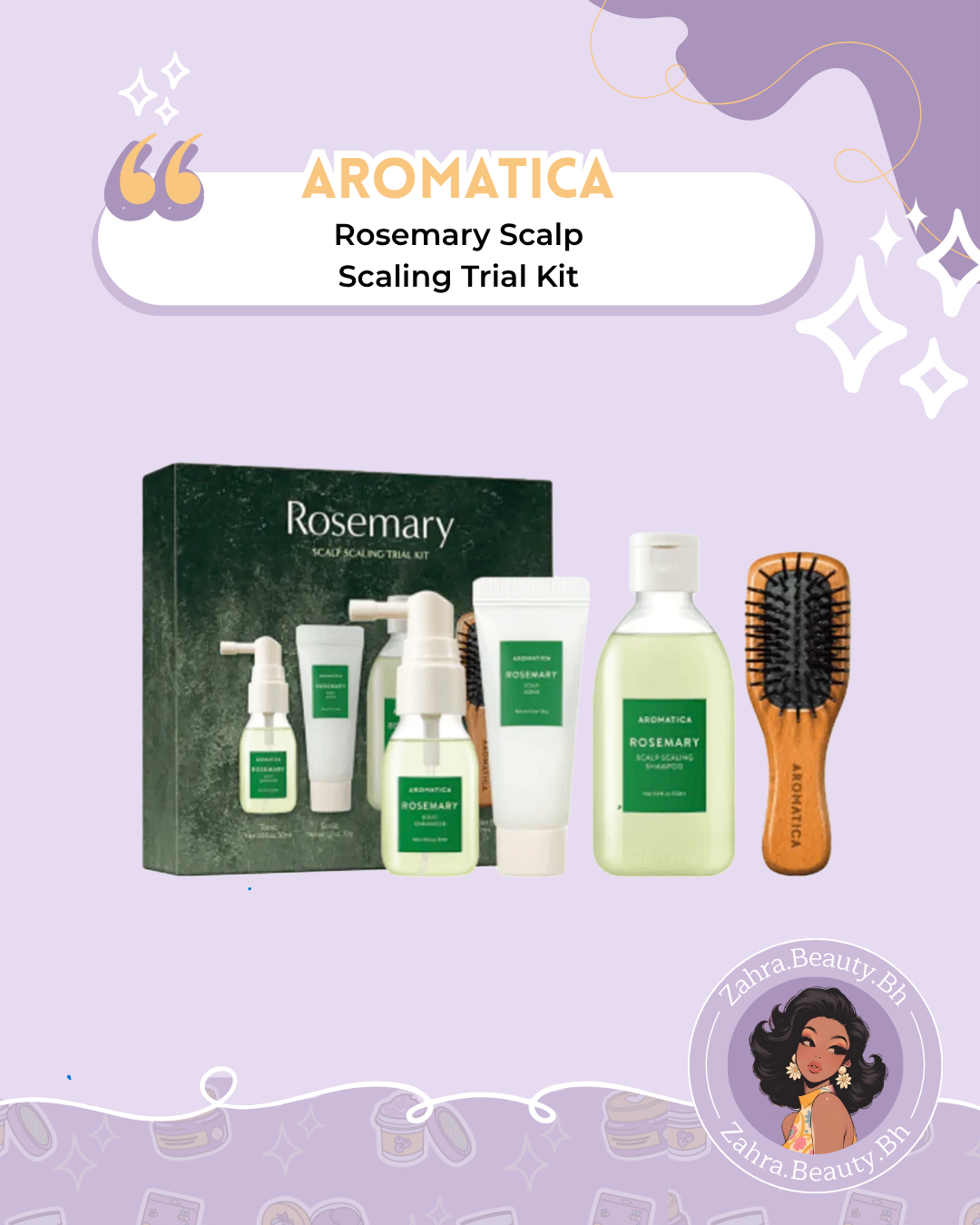 AROMATICA - Rosemary Scalp Scaling Trial Kit