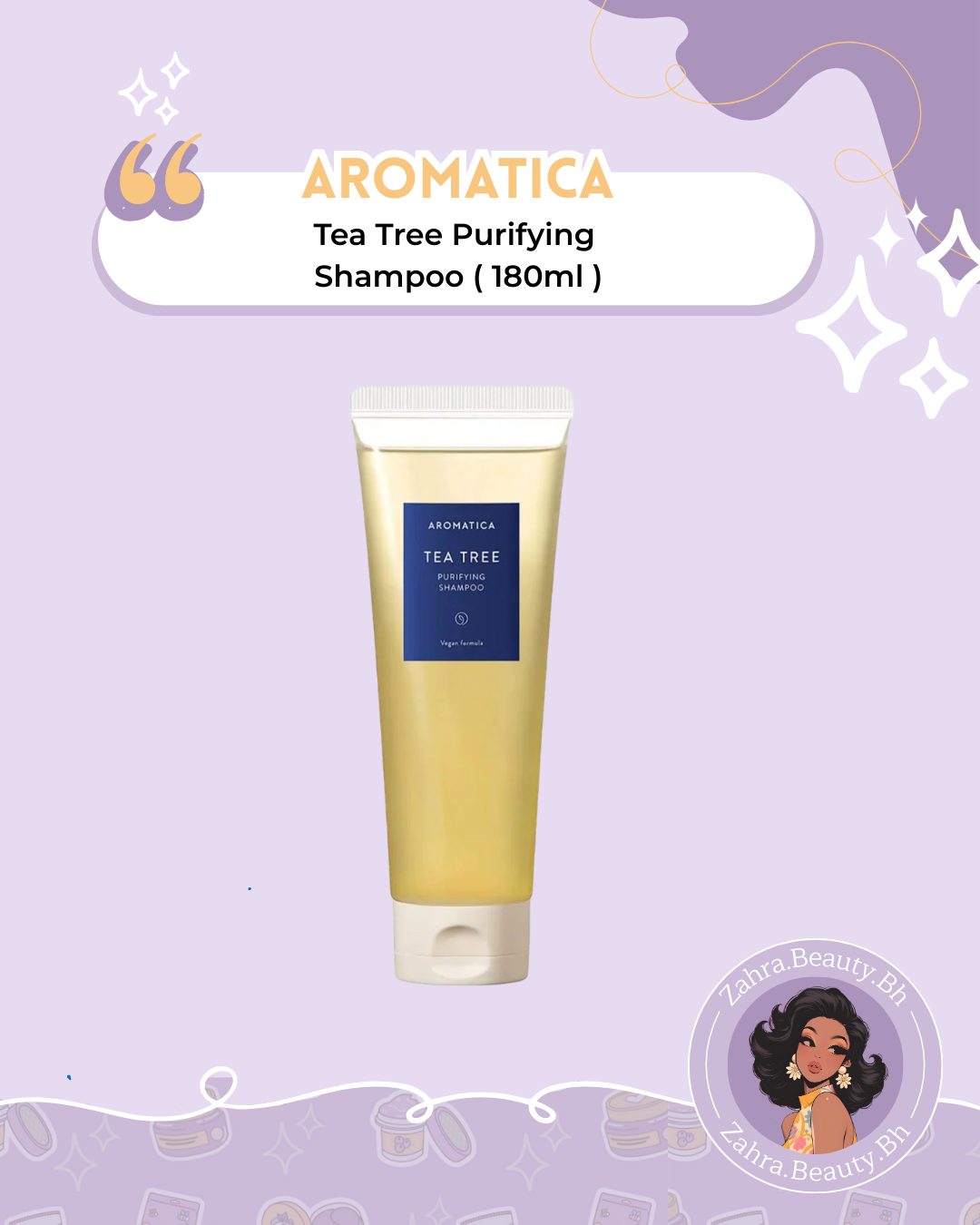 AROMATICA - Tea Tree Purifying Shampoo (180ml)