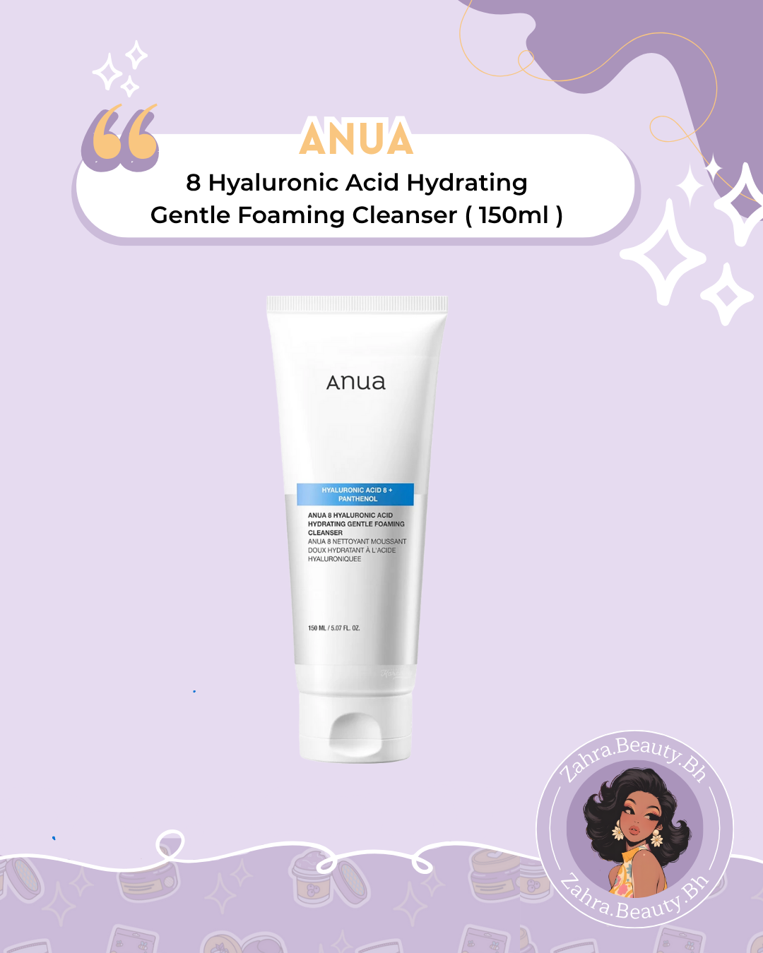 Anua - 8 Hyaluronic Acid Hydrating Gentle Foaming Cleanser (150ml)