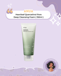 Anua - Heartleaf Quercetinol Pore Deep Cleansing Foam (150ml)