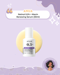Anua - Retinol 0.3% + Niacin Renewing Serum (30ml)