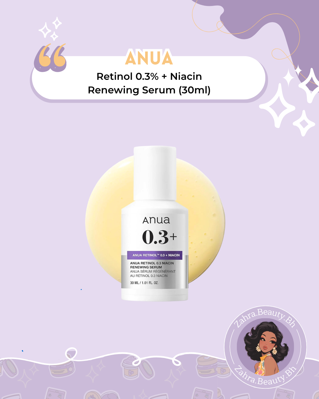 Anua - Retinol 0.3% + Niacin Renewing Serum (30ml)