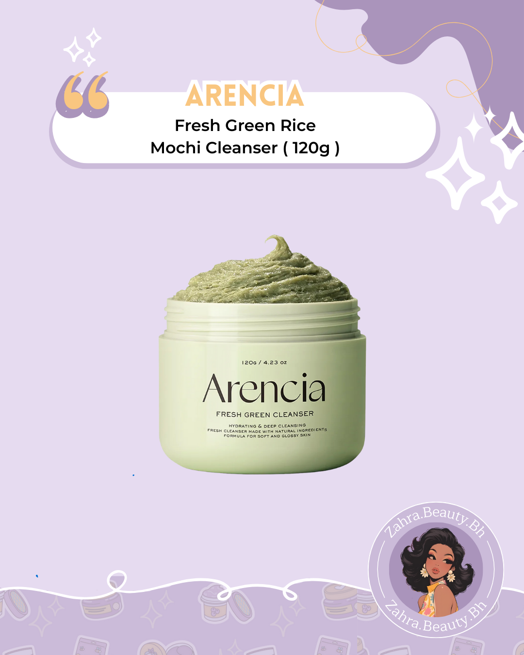 Arencia - Fresh Green Rice Mochi Cleanser (120g)