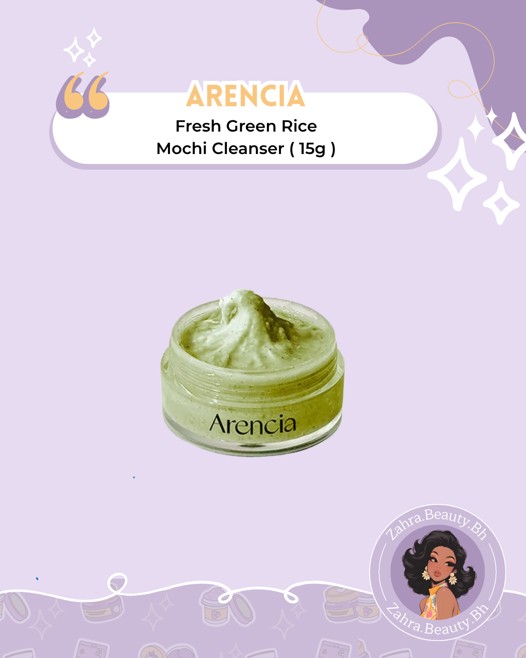 Arencia - Fresh Green Rice Mochi Cleanser (120g)