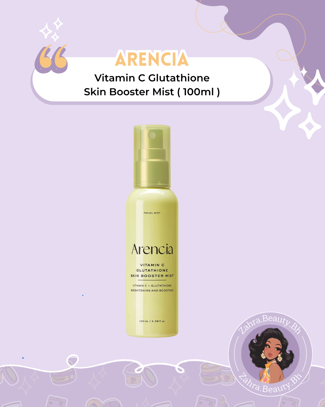 Arencia - Vitamin C Glutathione Skin Booster Mist (100ml)