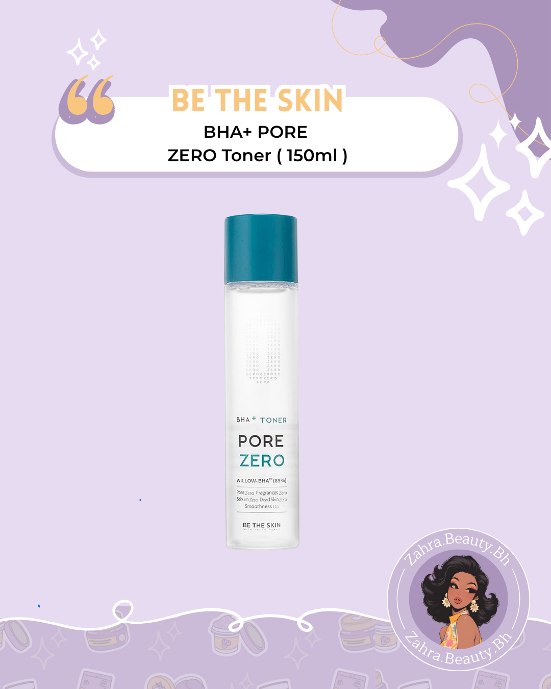 Be the skin - BHA+ Pore Zero Toner (150ml)