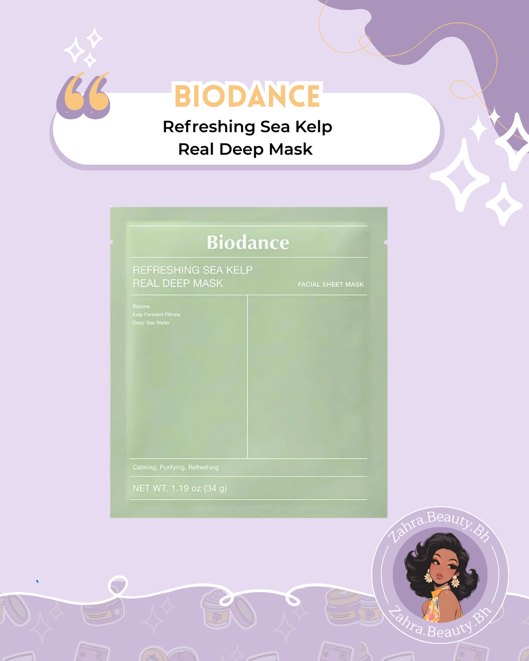 Biodance - Refreshing Sea Kelp Real Deep Mask