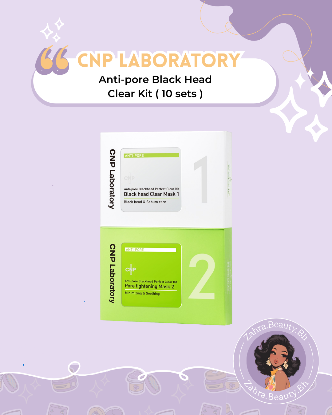 CNP Laboratory - Anti-pore Black Head Clear Kit (10 set)