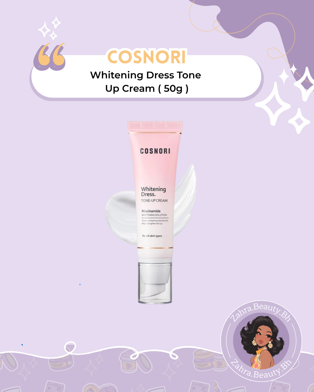 COSNORI - Whitening Dress Tone Up Cream (50g)