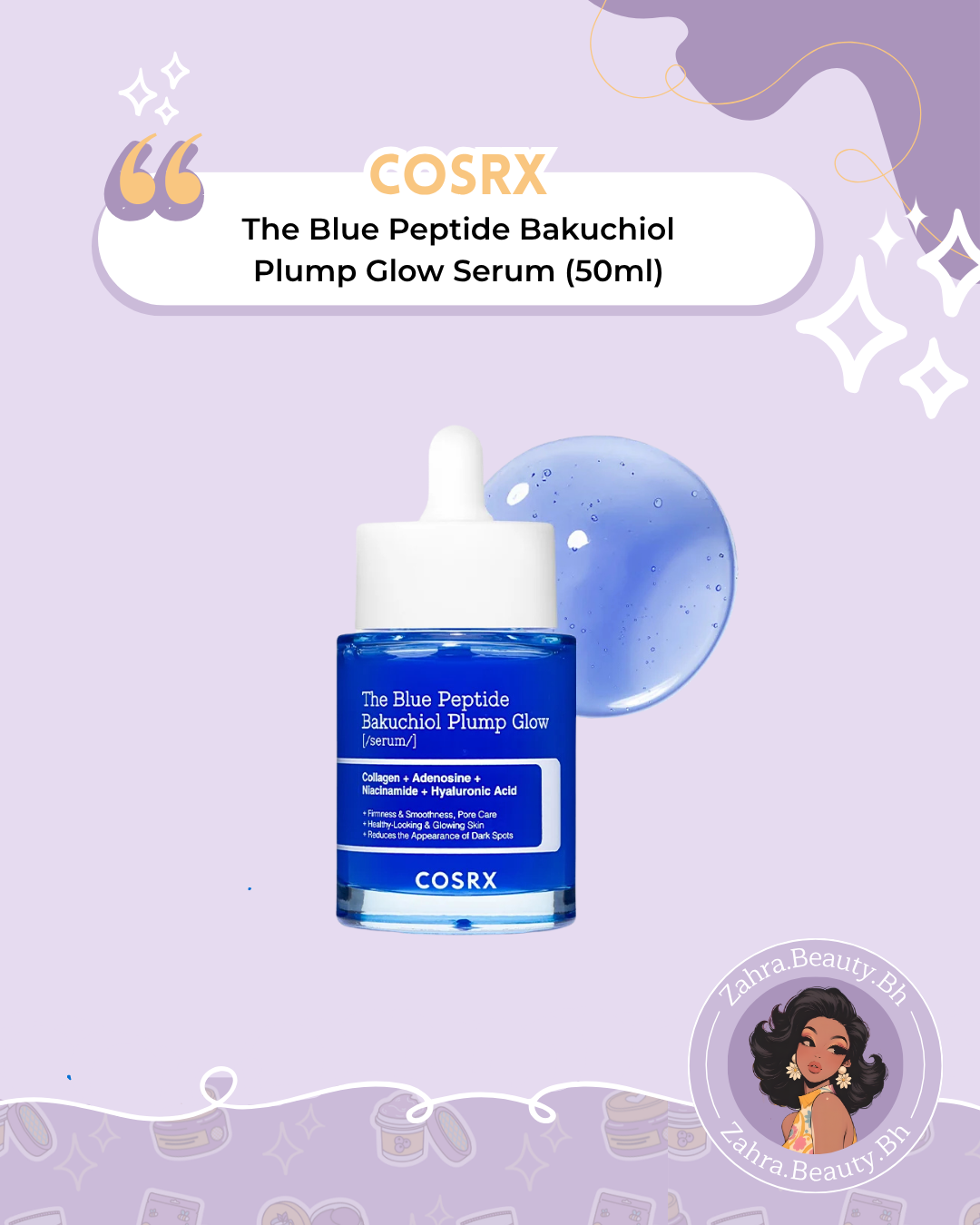 COSRX - The Blue Peptide Bakuchiol Plump Glow Serum (50ml)