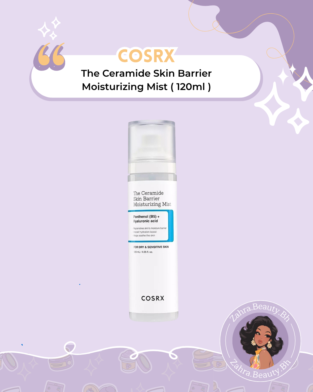 COSRX - The Ceramide Skin Barrier Moisturizing Mist (120ml)