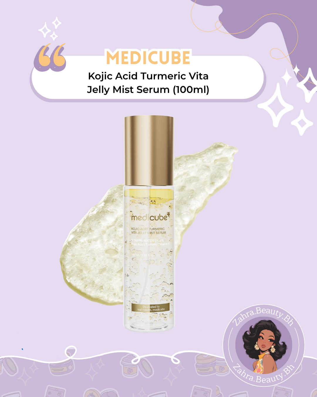 Medicube - Kojic Acid Turmeric Vita Jelly Mist Serum (100ml)