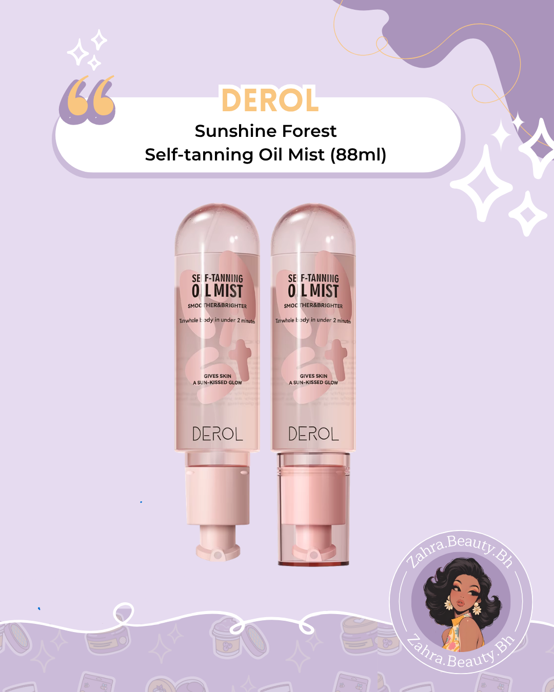 DEROL - Sunshine Forest Self-tanning Oil Mist (88ml)