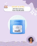 Dear, Klairs - EGF Blue Calming Toner Pad