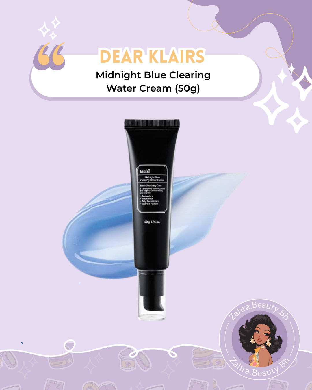 Dear Klairs - Midnight Blue Clearing Water Cream (50g)