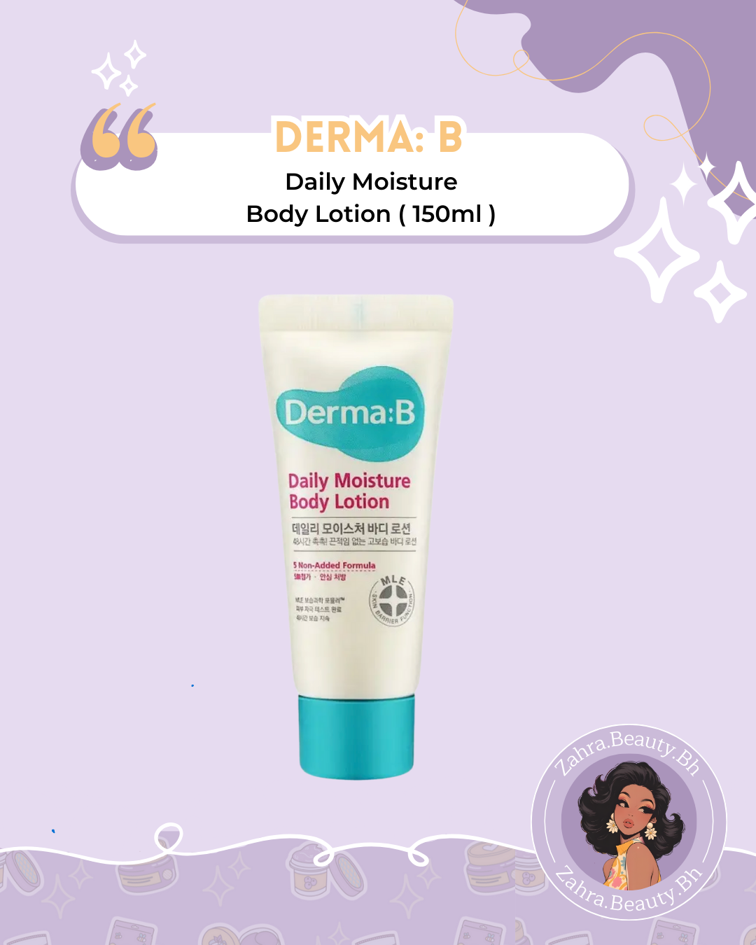 Derma: B - Daily Moisture Body Lotion
