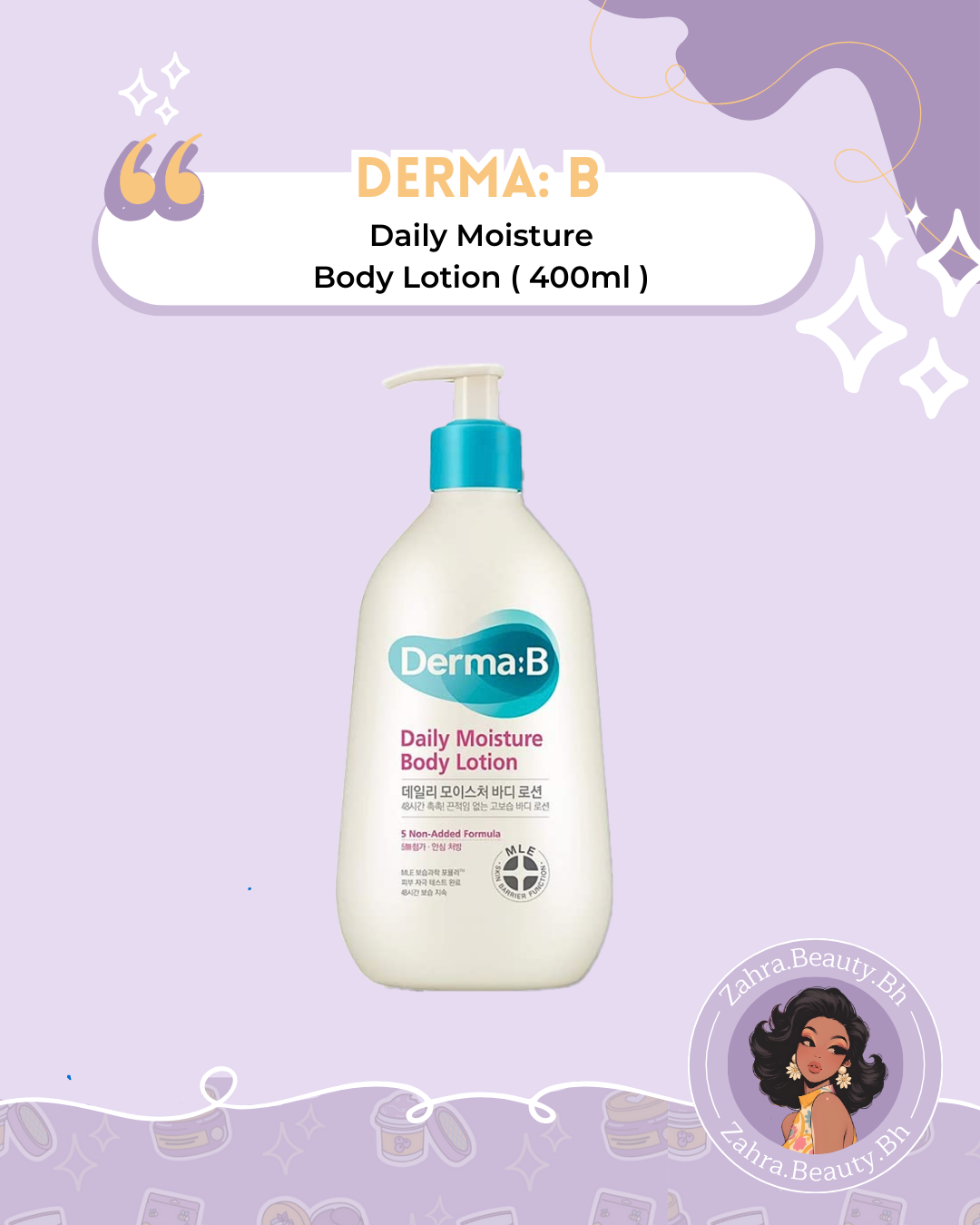 Derma: B - Daily Moisture Body Lotion
