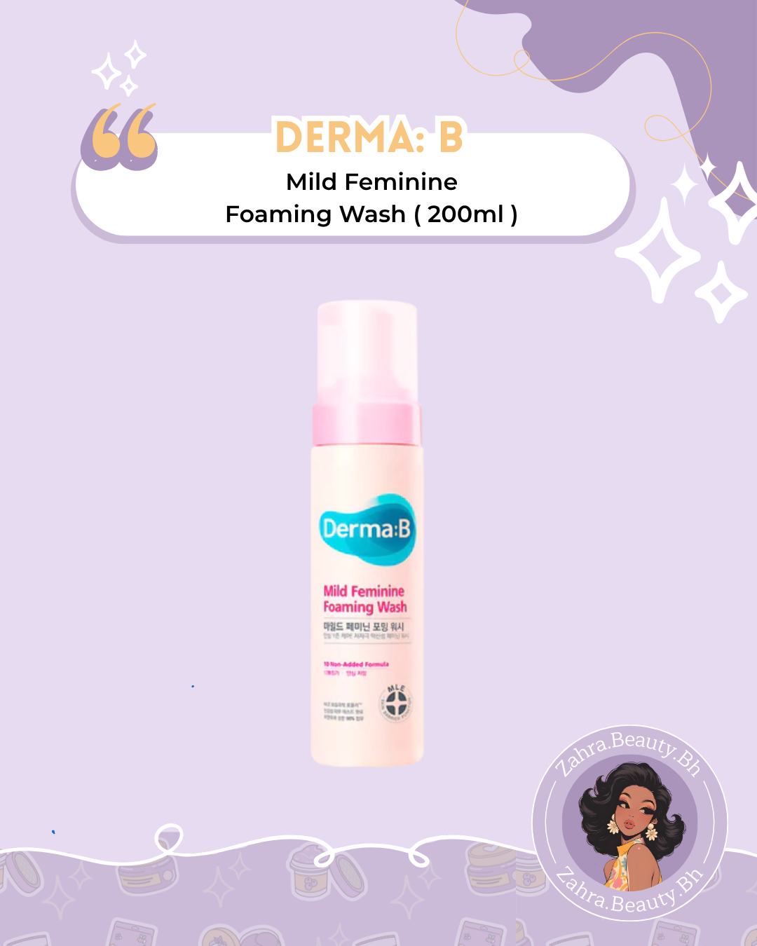 Derma-B - Mild Feminine Foaming Wash (200ml)