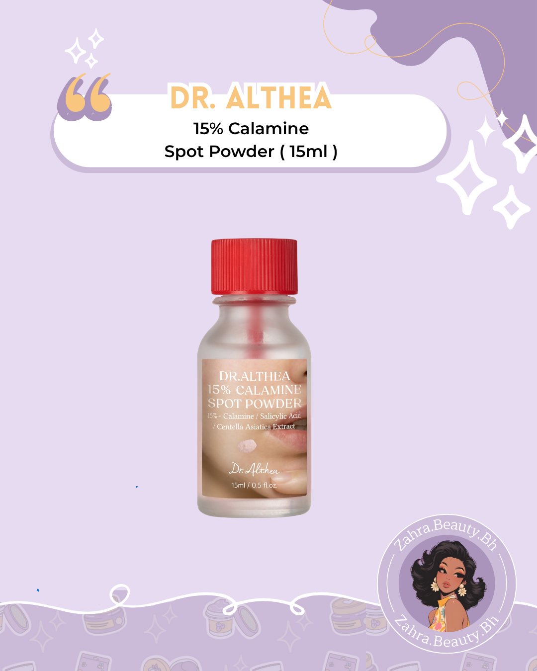 Dr. Althea - 15% Calamine Spot Powder (15ml)