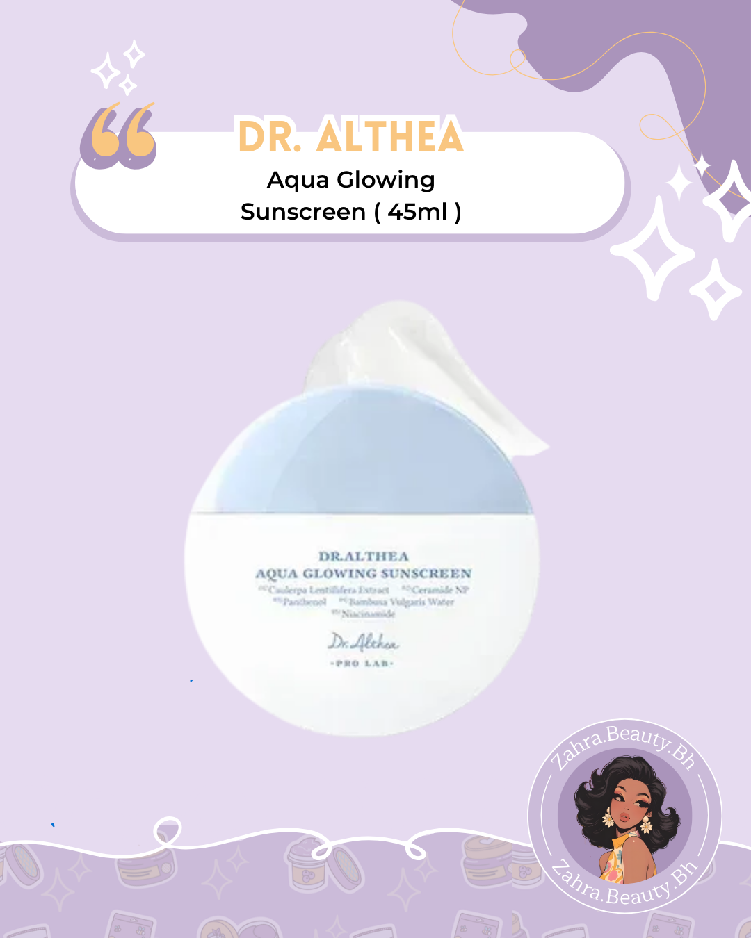 Dr. Althea - Aqua Glowing Sunscreen (45ml)