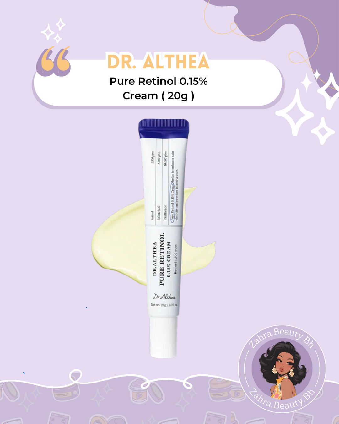Dr. Althea - Pure Retinol 0.15% Cream (20g)