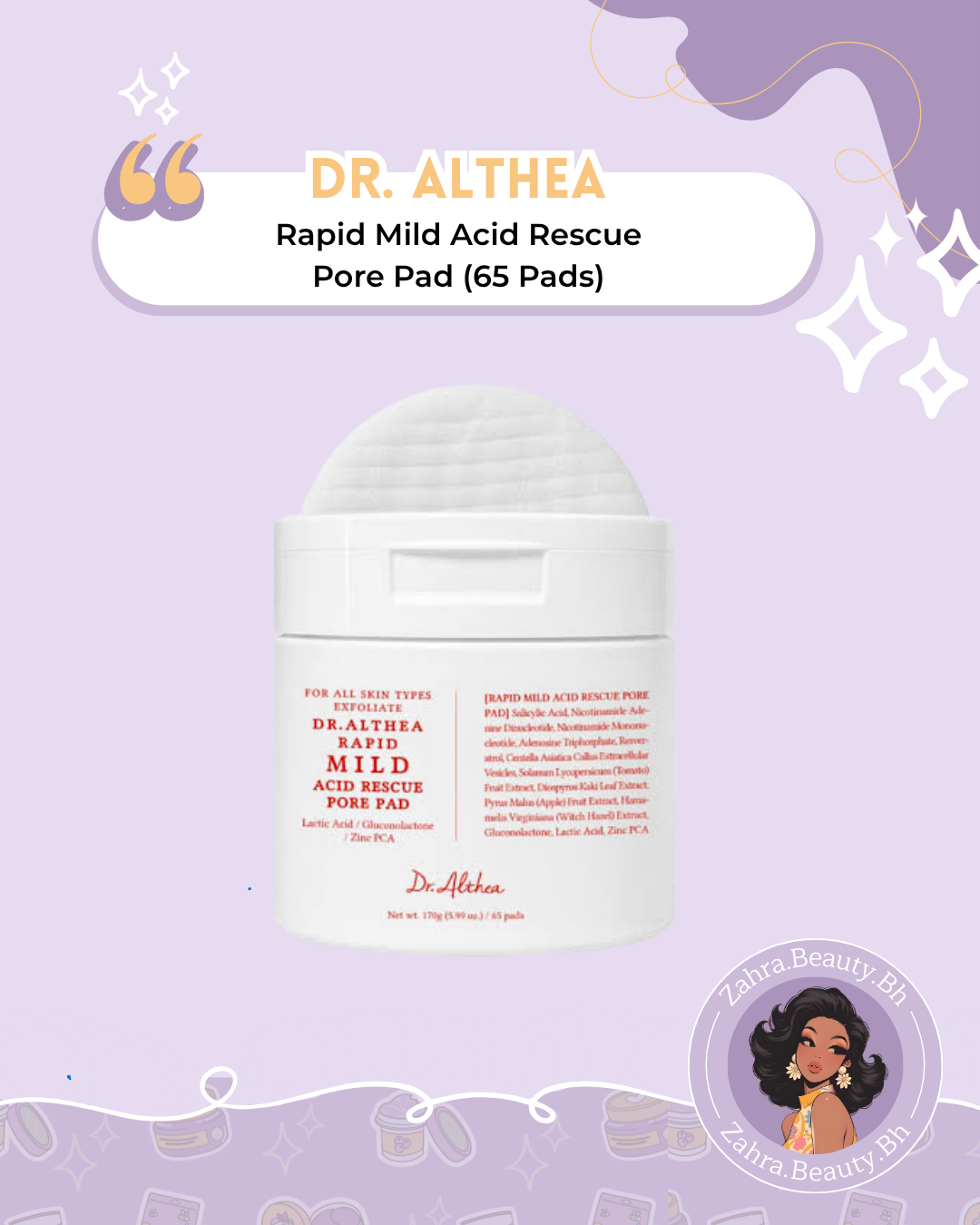 Dr. Althea - Rapid Mild Acid Rescue Pore Pad