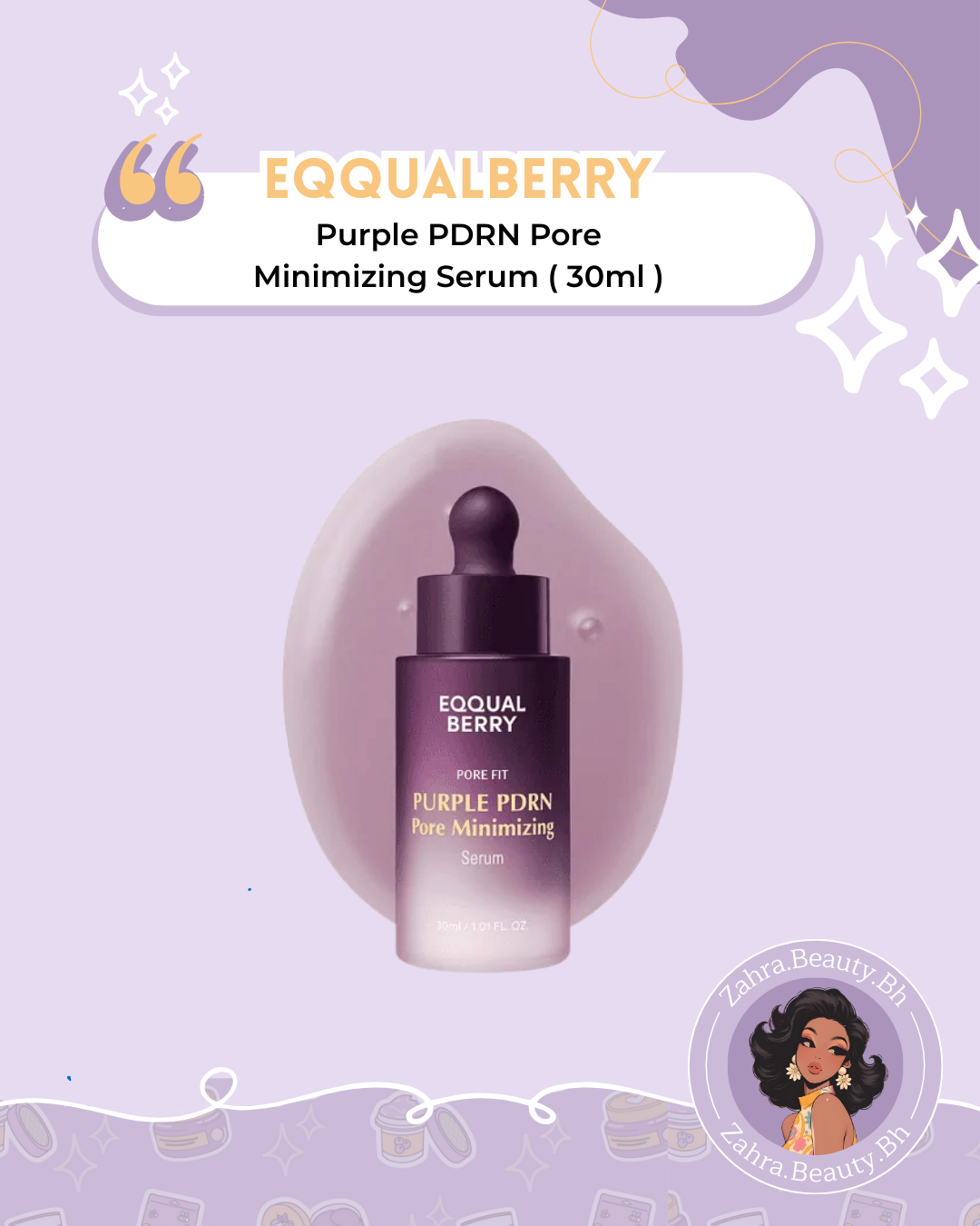 EQQUALBERRY - Purple PDRN Pore Minimizing Serum (30ml)
