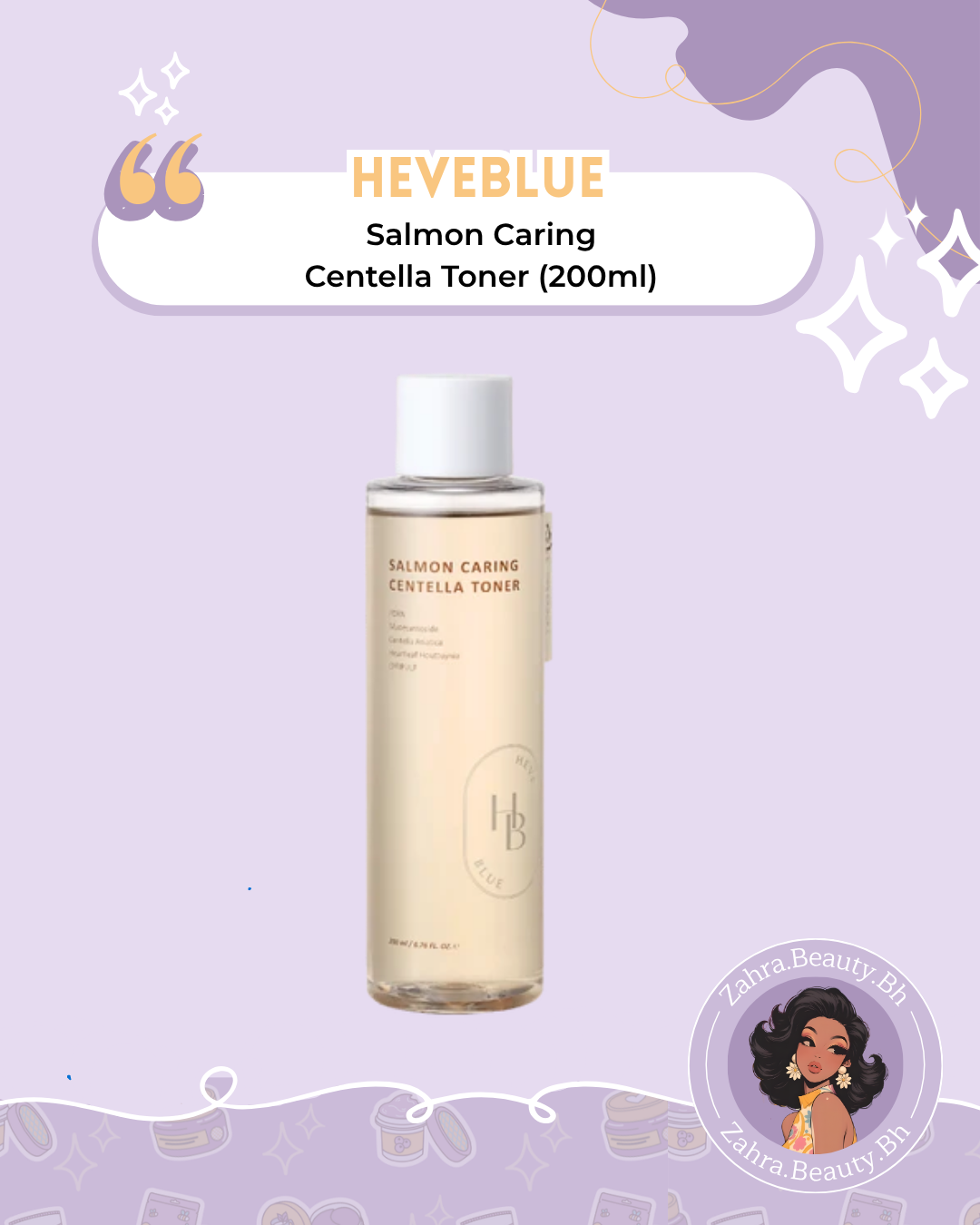 HEVEBLUE - Salmon Caring Centella Toner (200ml)