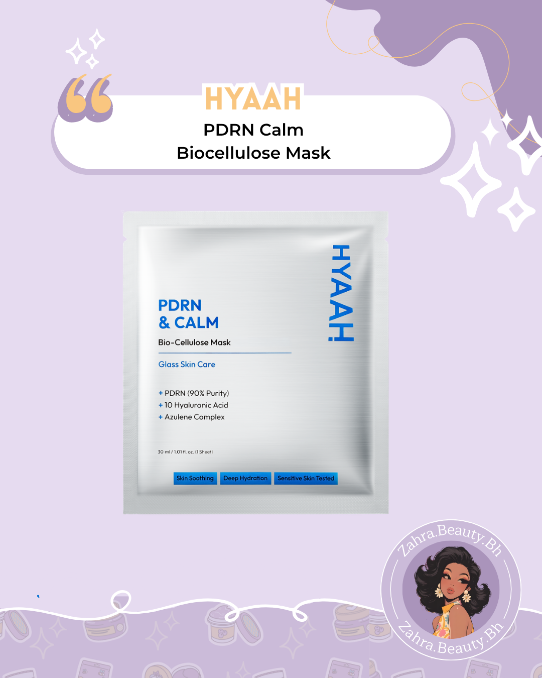 HYAAH - PDRN Calm Biocellulose Mask
