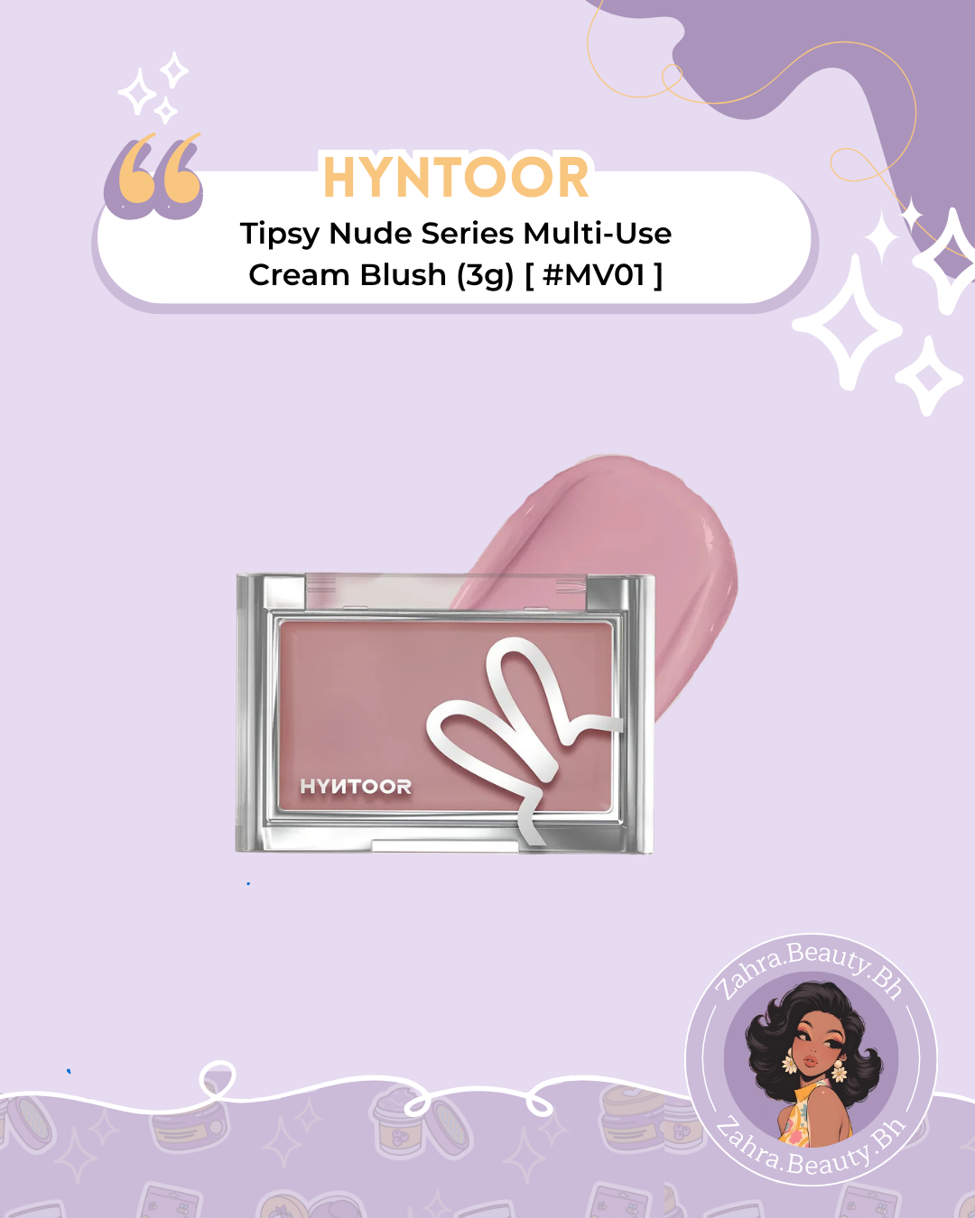 HYNTOOR - Tipsy Nude Series Multi-Use Cream Blush (3g)