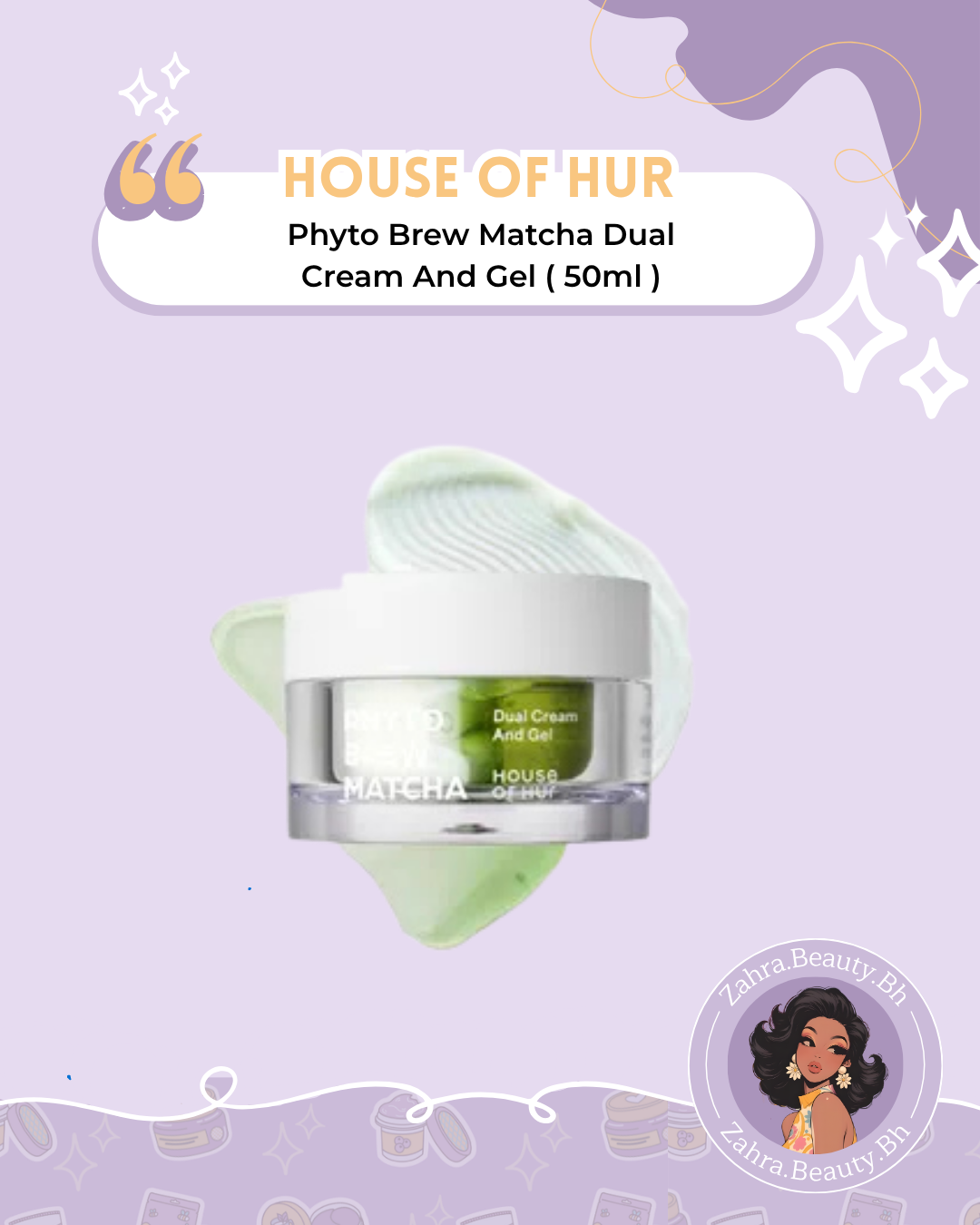 House of Hur - Phyto Brew Matcha Dual Cream And Gel (50ml)