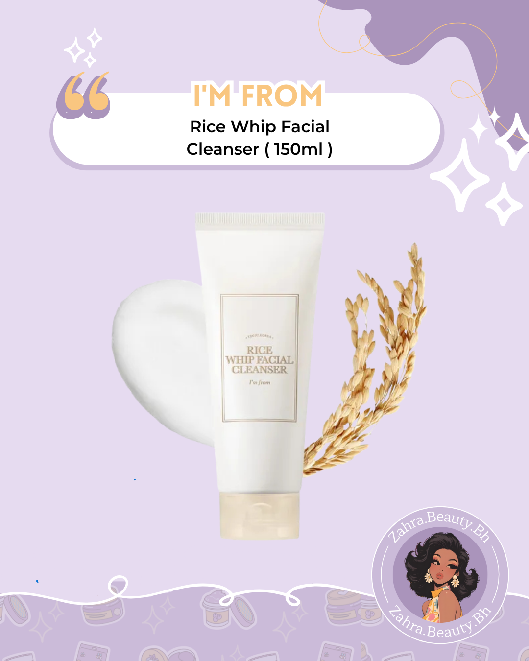 I'm from - Rice Whip Facial Cleanser (150ml)