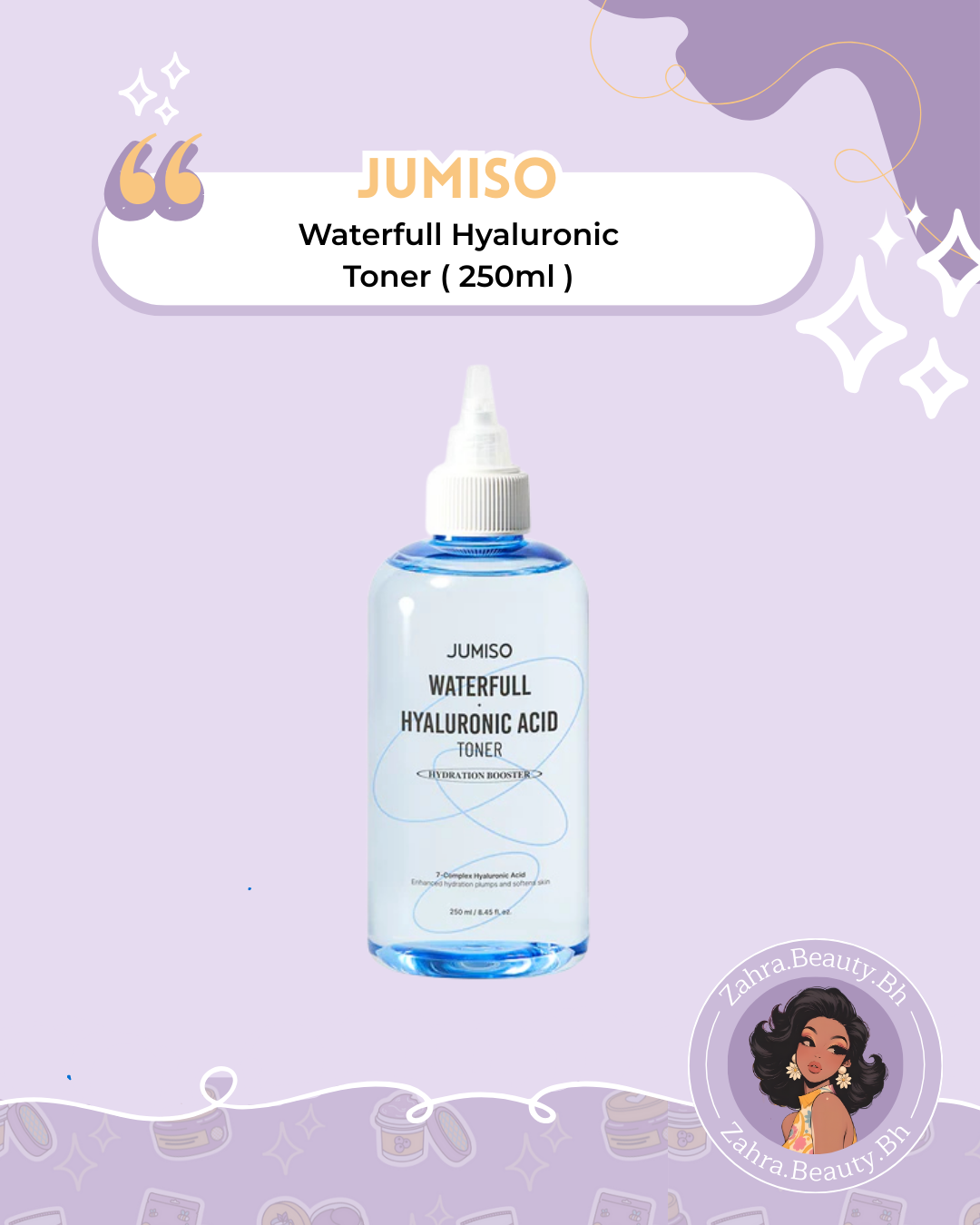 JUMISO - Waterfull Hyaluronic Toner (250ml)