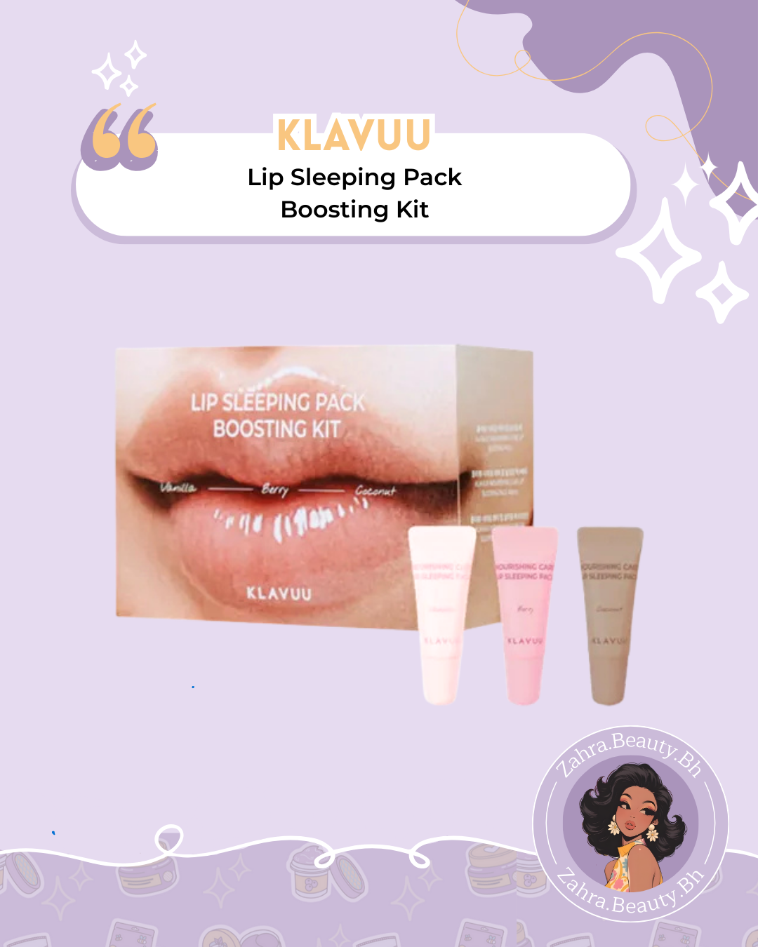 KLAVUU - Lip Sleeping Pack Boosting Kit