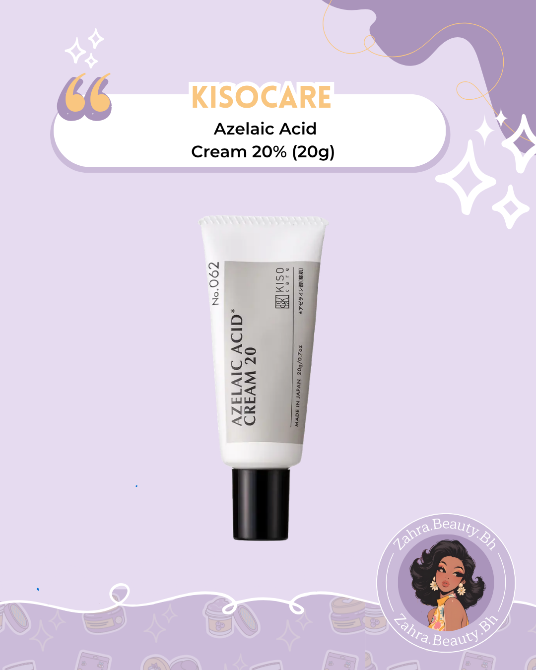 Kisocare - Azelaic Acid Cream 20% (20g)