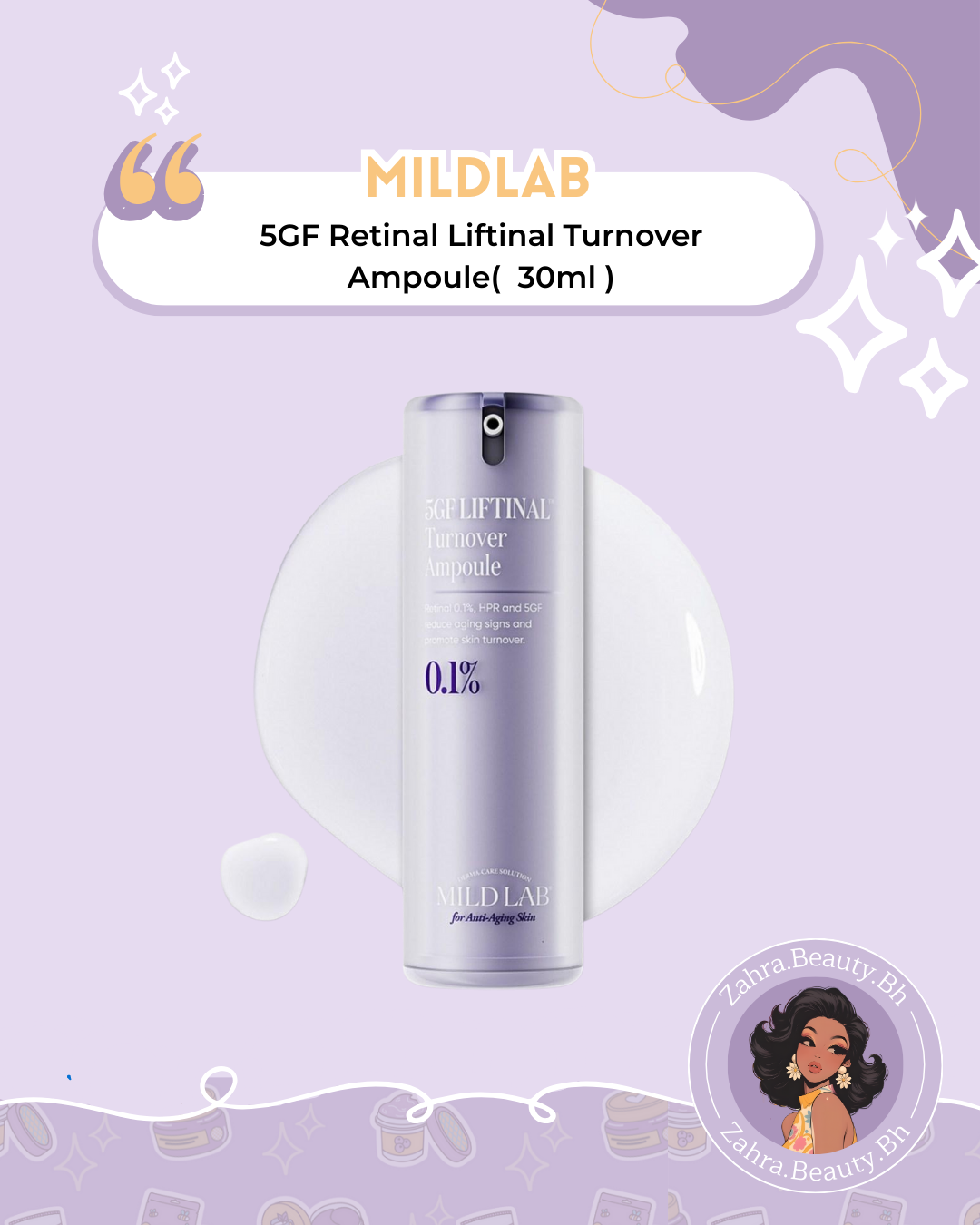 MILDLAB - 5 EGF Retinal Liftinal Turnover Ampoule (30ml)