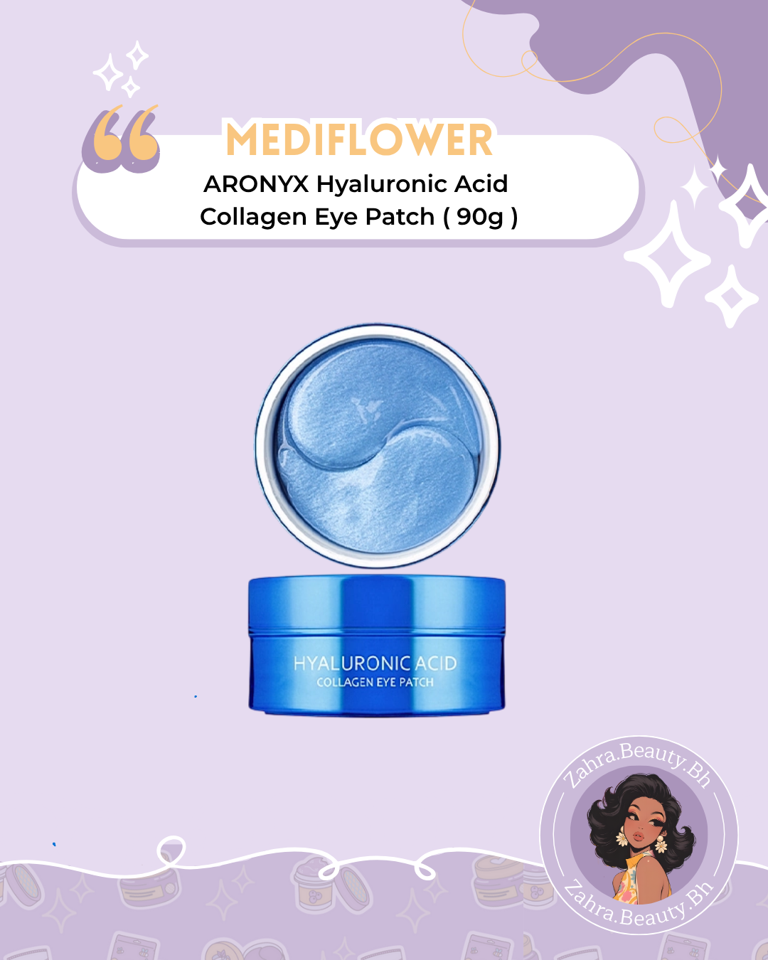 MediFlower - ARONYX Hyaluronic Acid Collagen Eye Patch (90g)