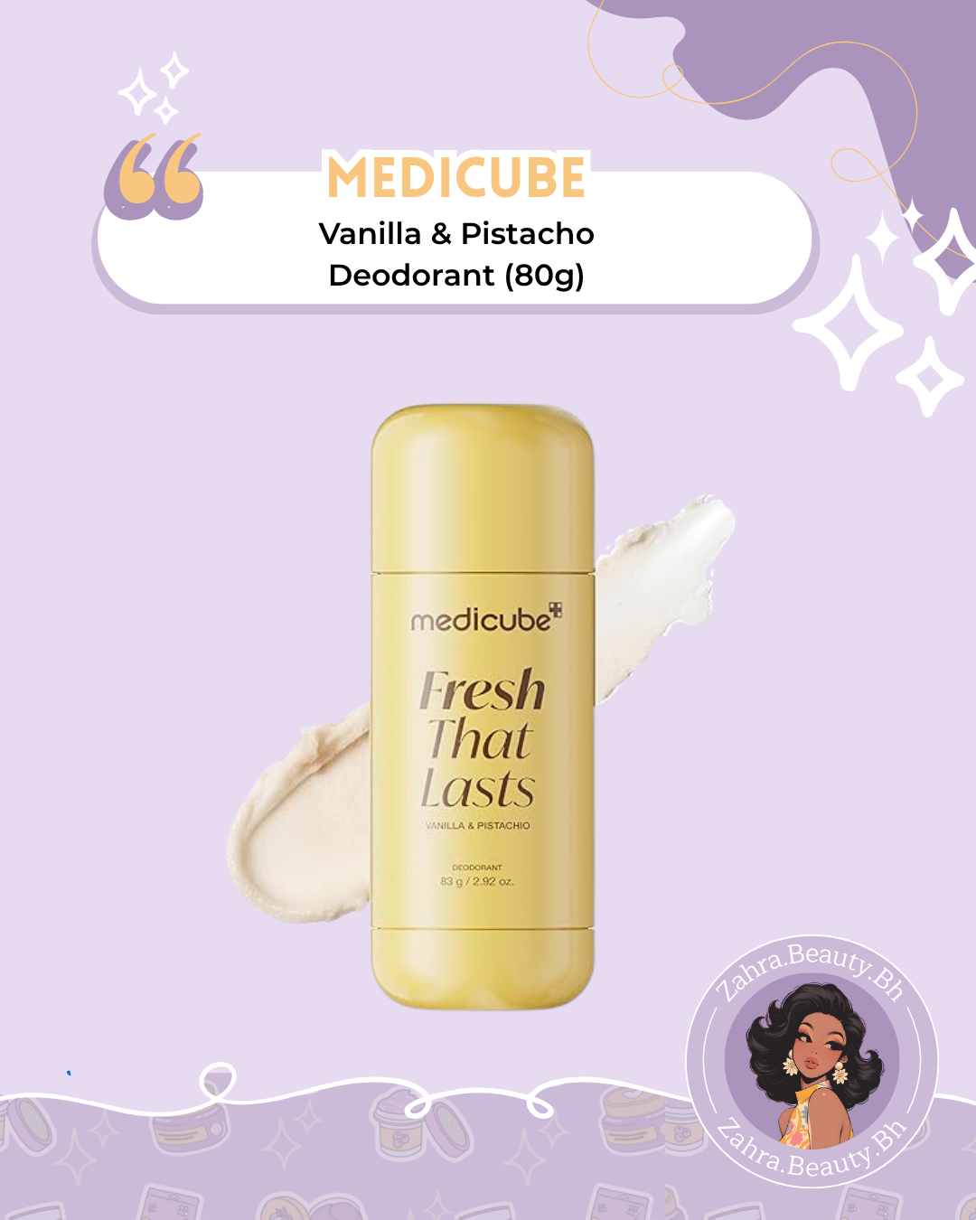 Medicube - Vanilla & Pistacho Deodorant (80g)