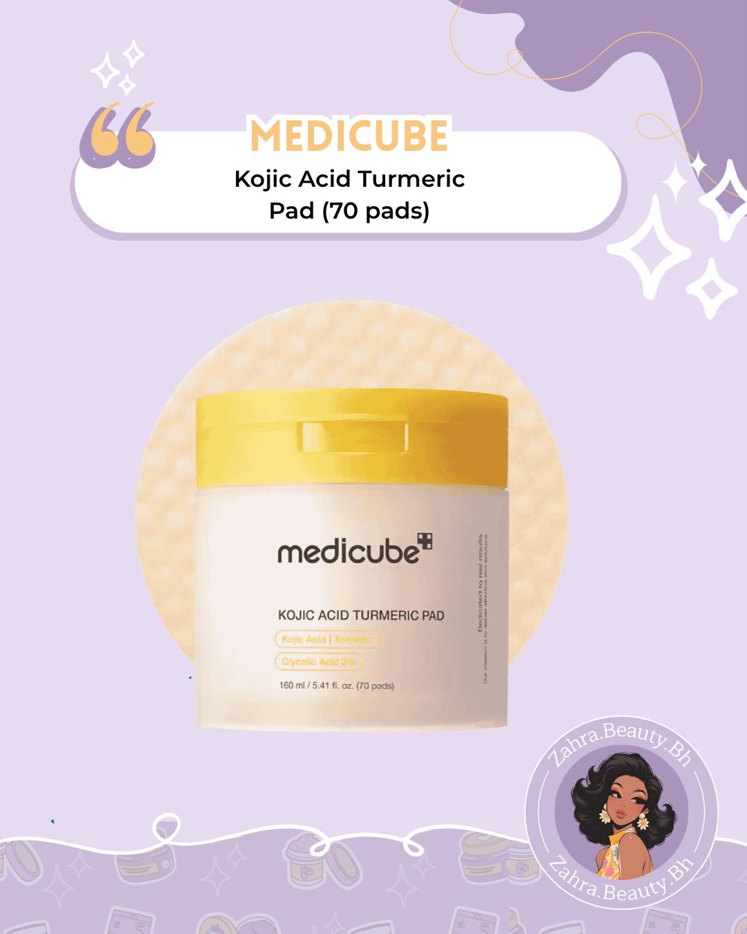 Medicube - Kojic Acid Turmeric Pad