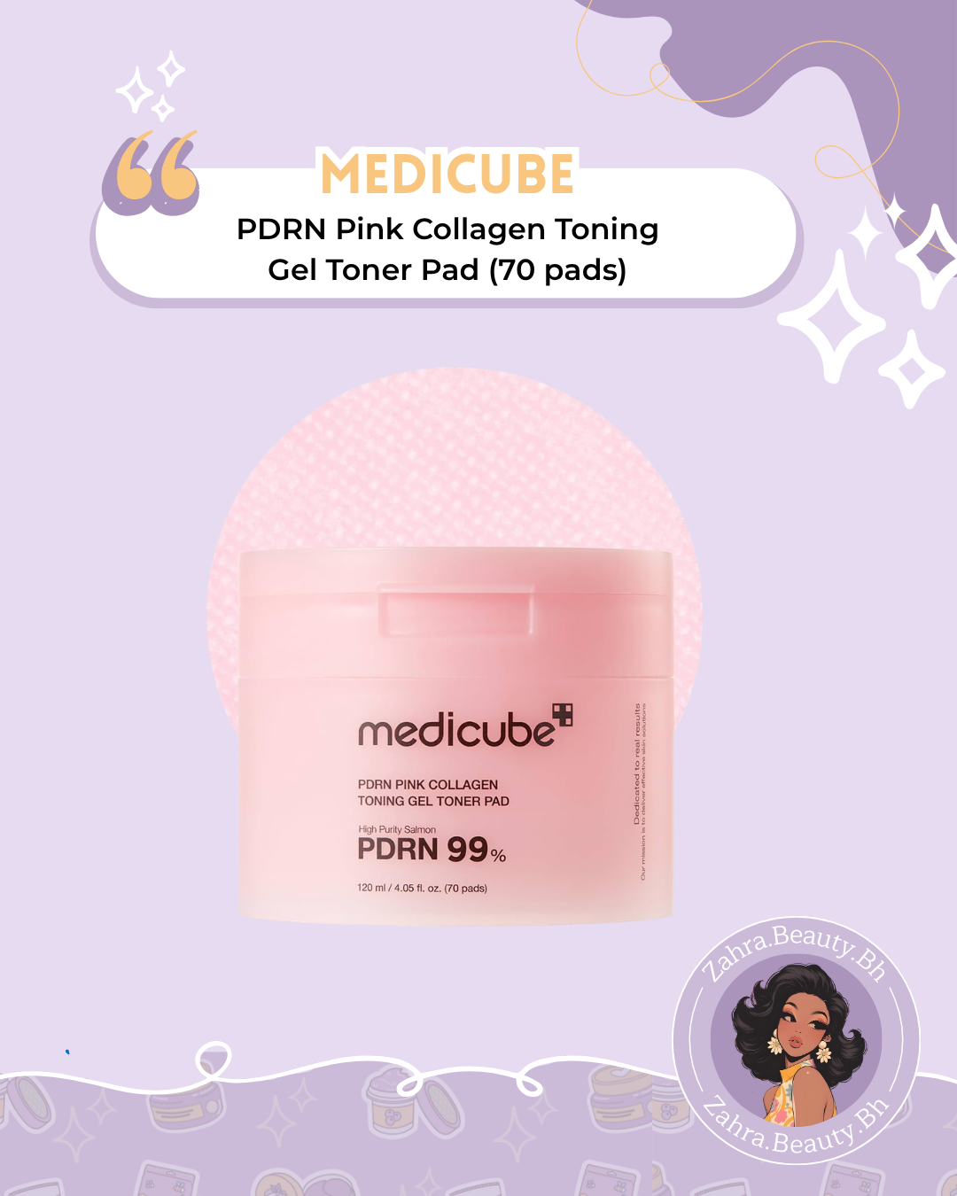 Medicube - PDRN Pink Collagen Toning Gel Toner Pad