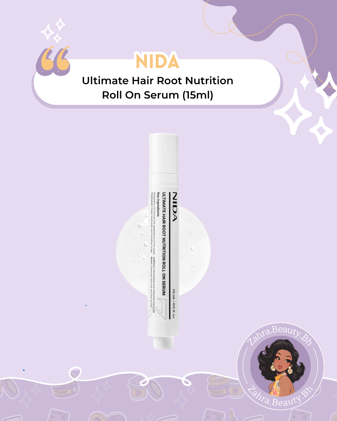 NIDA - Ultimate Hair Root Nutrition Roll On Serum (15ml)