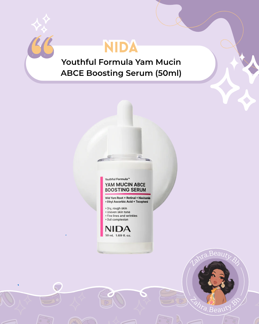 NIDA - Youthful Formula Yam Mucin ABCE Boosting Serum (50ml)
