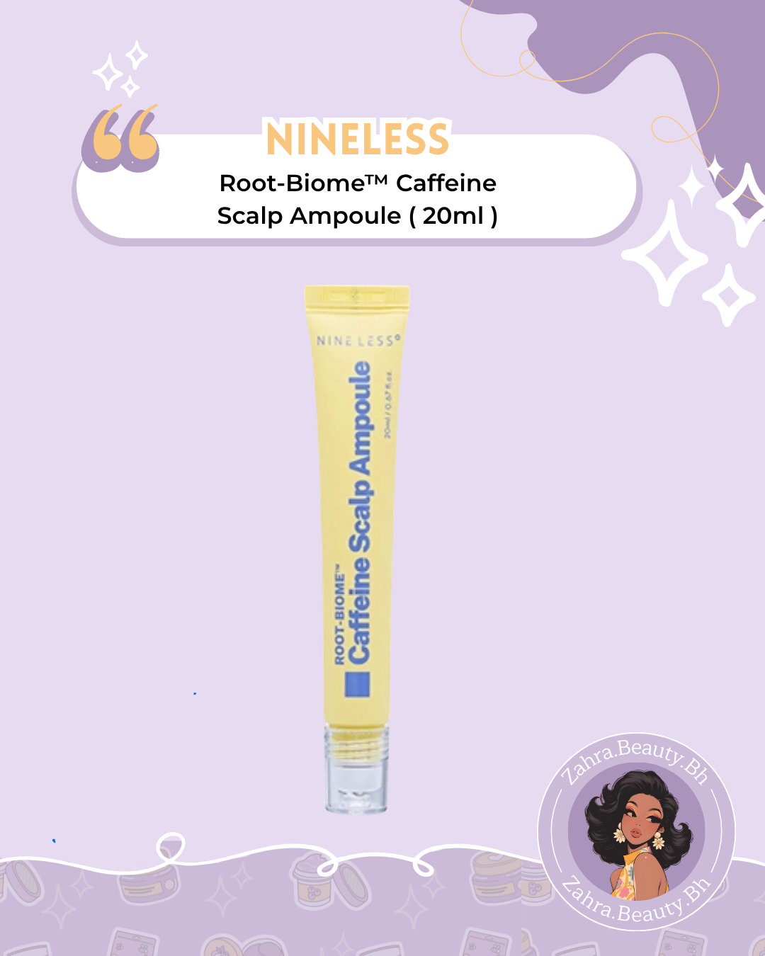 NINELESS - Root-Biome Caffeine Scalp Ampoule (20ml)