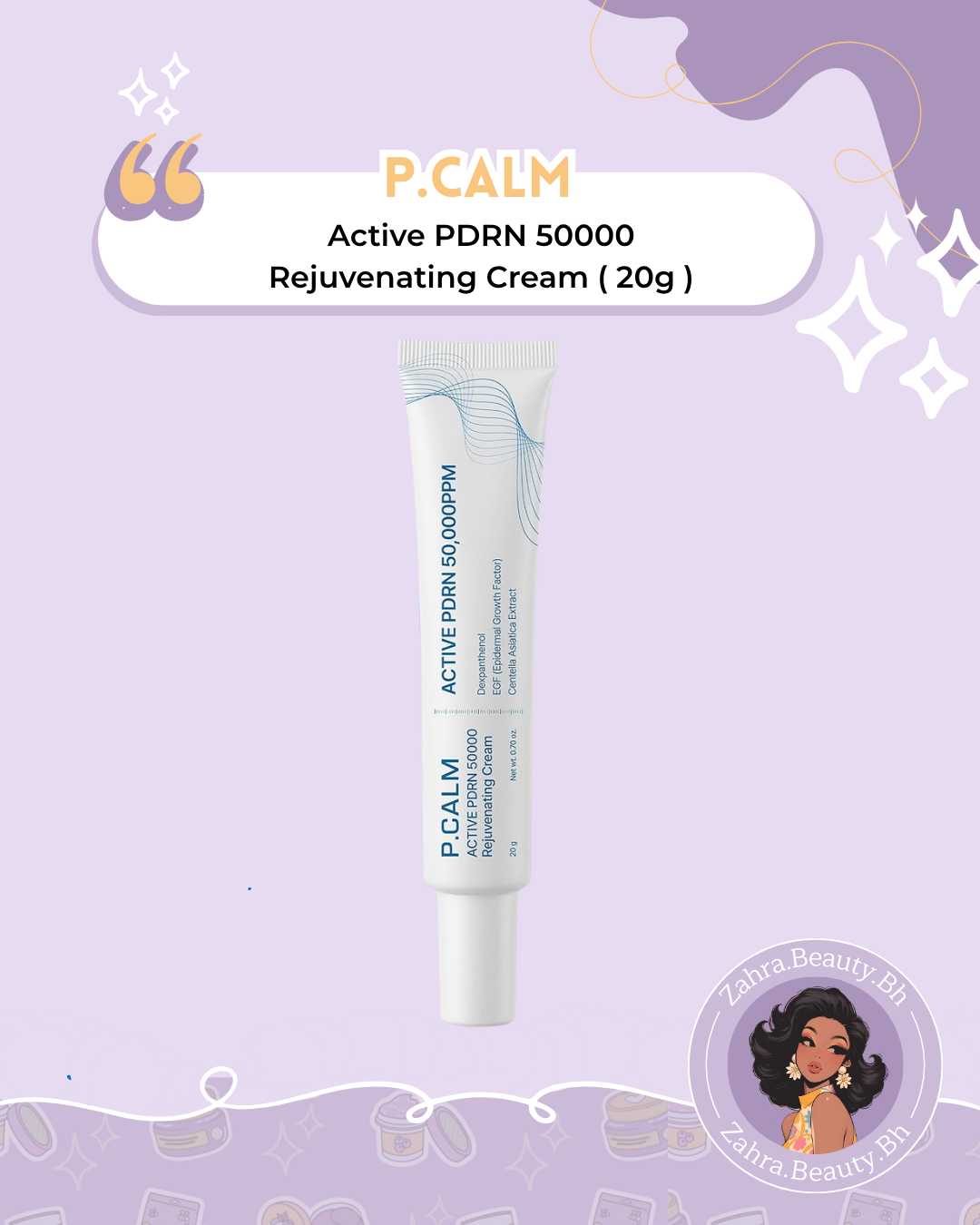 P.CALM - Active PDRN 50000 Rejuvenating Cream (20ml)