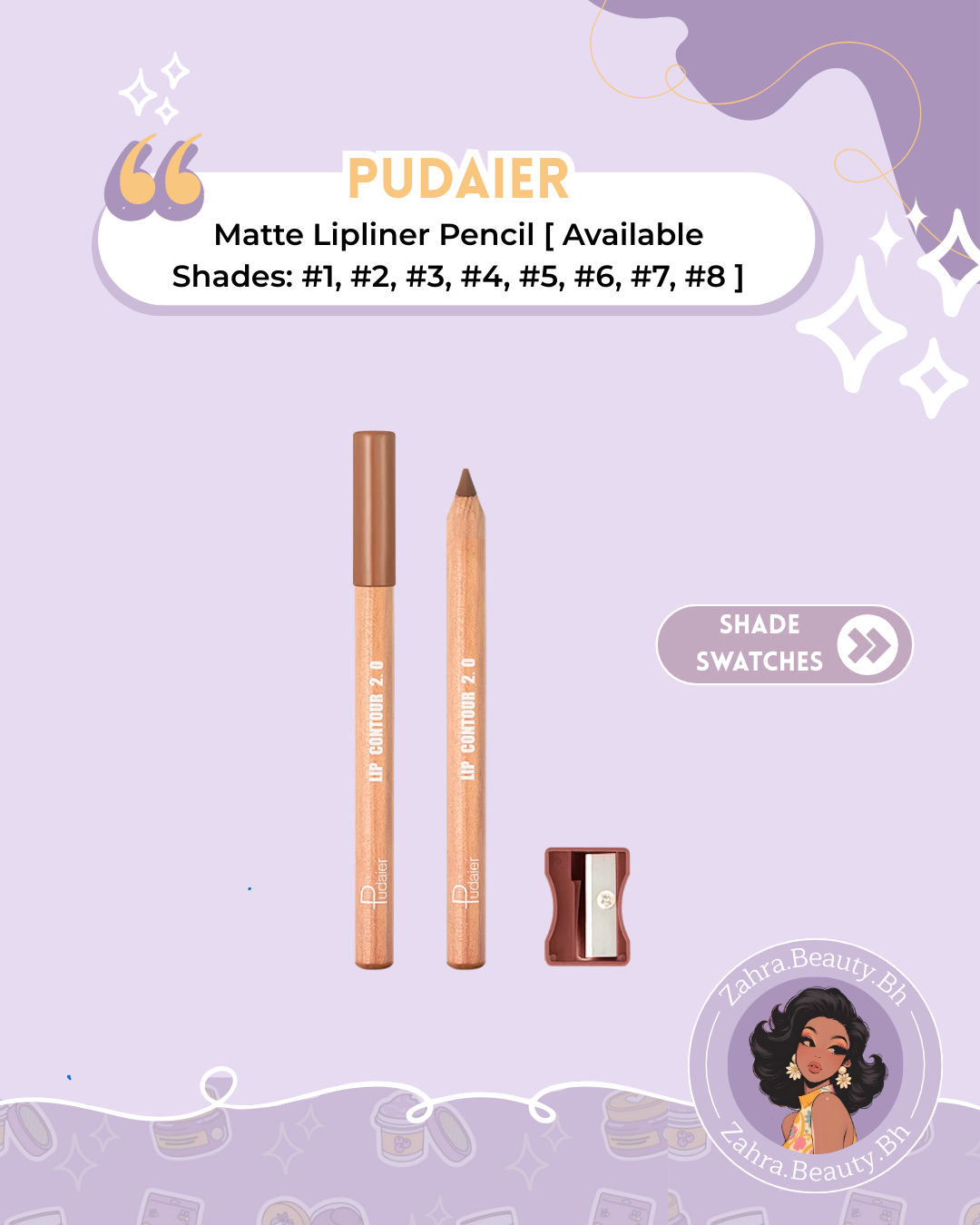 Pudaier - Matte Lipliner Pencil