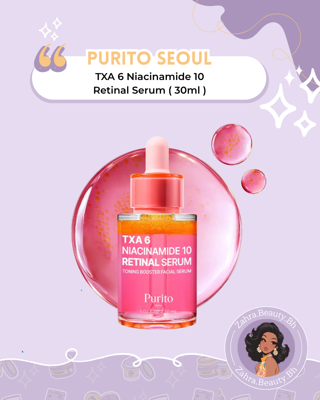 Purito SEOUL - TXA 6 Niacinamide 10 Retinal Serum (30ml)