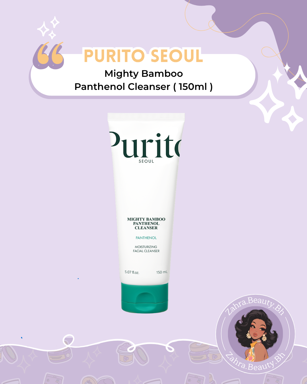 Purito SEOUL - Mighty Bamboo Panthenol Cleanser (150ml)