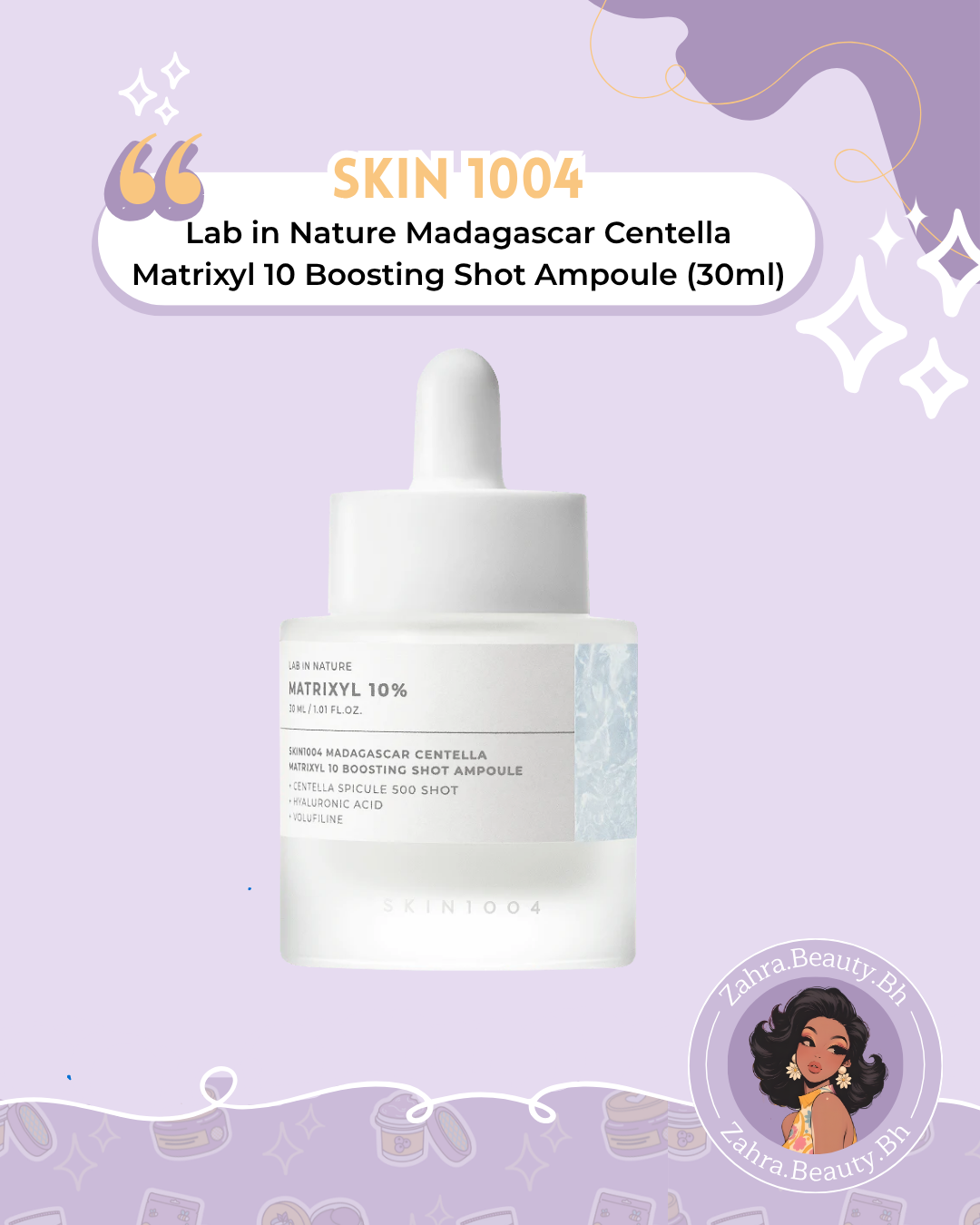 SKIN1004 - Lab in Nature Madagascar Centella Matrixyl 10 Boosting Shot Ampoule