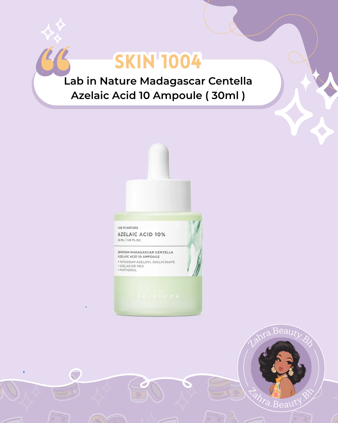 SKIN1004 - Lab in Nature Madagascar Centella Azelaic Acid 10 Ampoule