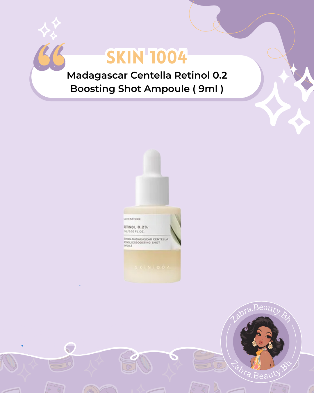 SKIN1004 - Madagascar Centella Retinol 0.2 Boosting Shot Ampoule